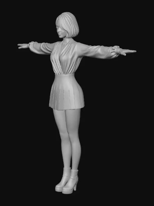 3D model for girl