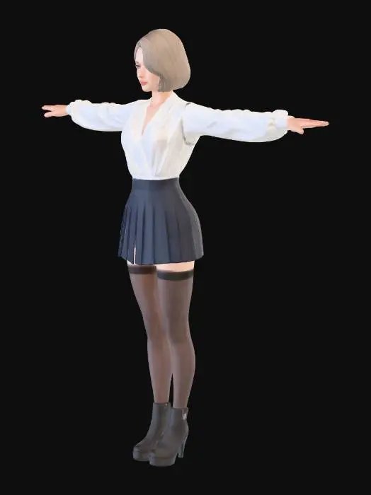3D model for girl