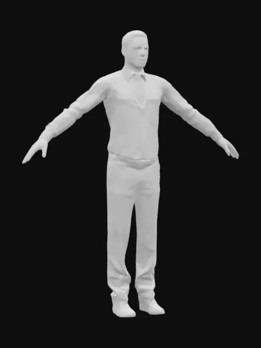 3D model for Professional T-Pose