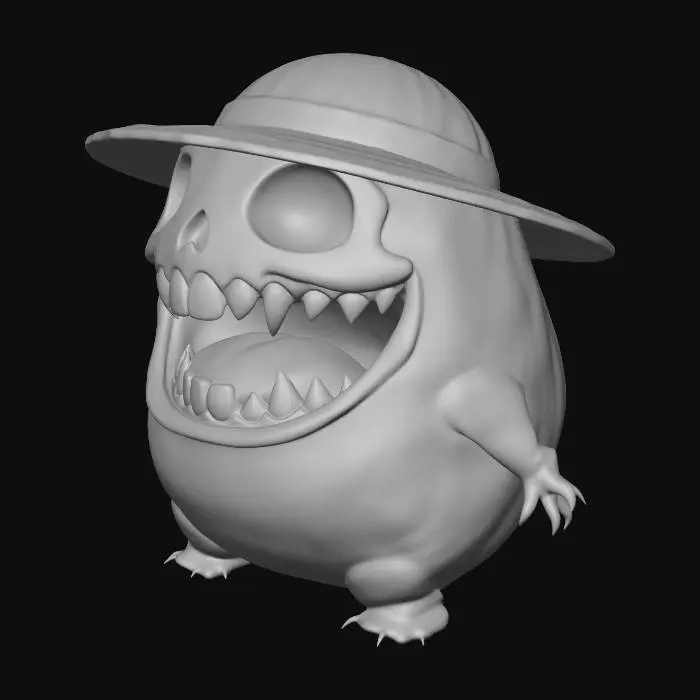 3D model for Straw Hat Skeleton