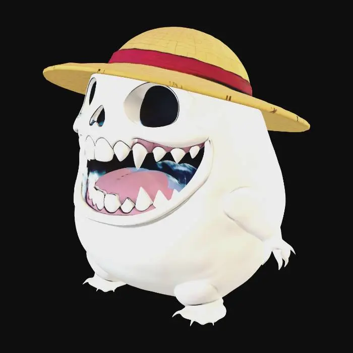 3D model for Straw Hat Skeleton