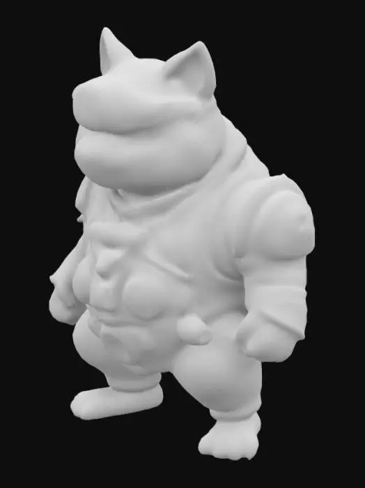 3D model for Steampunk Raccoon Warrior