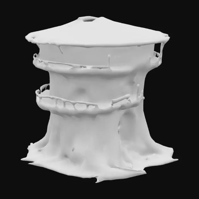 3D model for Whimsical Treehouse Retreat