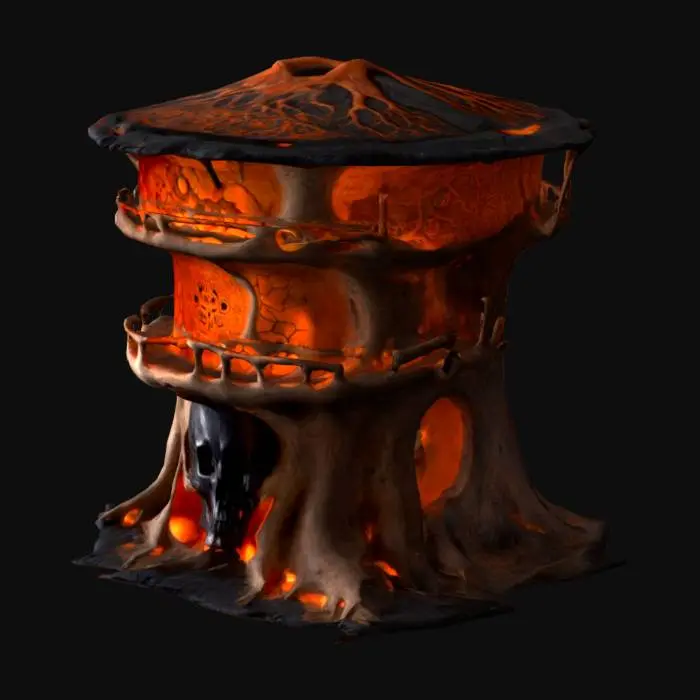 3D model for Whimsical Treehouse Retreat