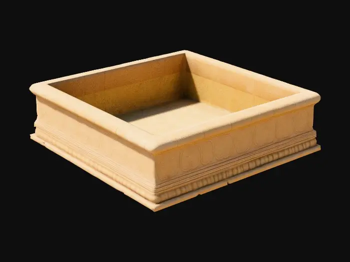 3D model for Ornate Stone Basin