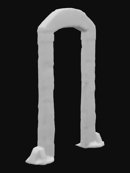 3D model for Rock portal door