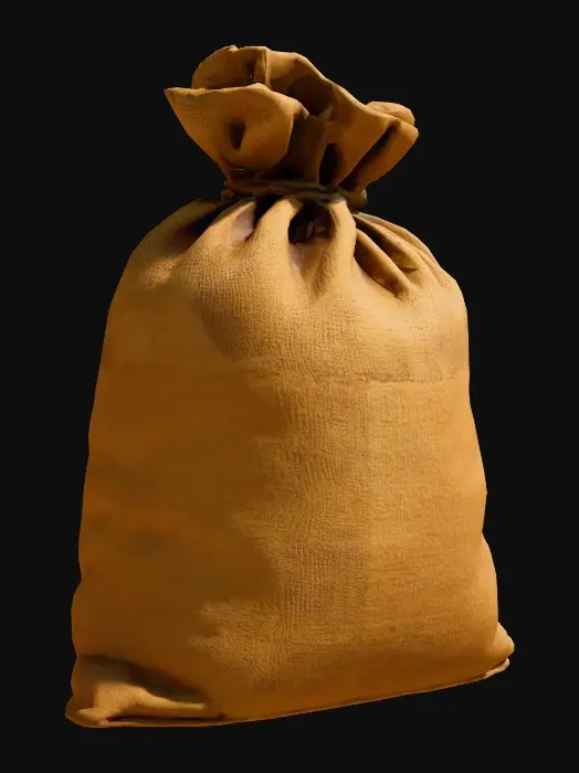 3D model for Burlap Sack