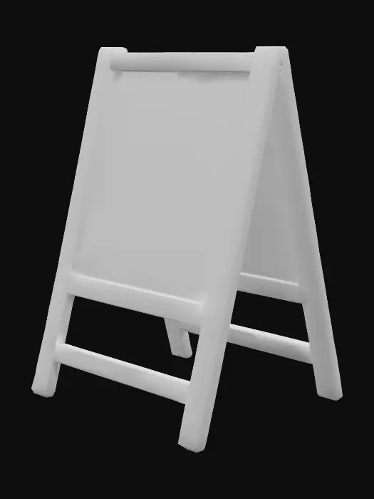 3D model for Sidewalk Display Board