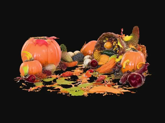 3D model for Harvest Abundance, #Thanksgiving#