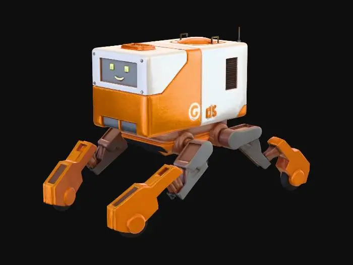 3D model for Smiley Bot Rover