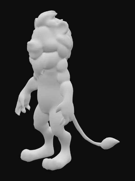 3D model for A Pose : Lion standing like a human in human body structure Game charcter.
Everything else is feels like lion.
Detailed and clean Model and texture. 