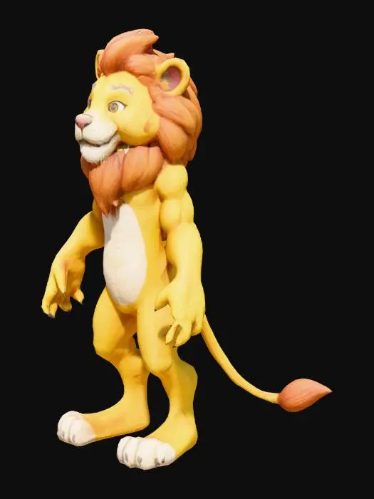 3D model for A Pose : Lion standing like a human in human body structure Game charcter.
Everything else is feels like lion.
Detailed and clean Model and texture. 
