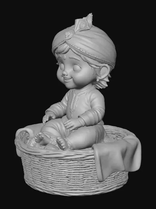 3D model for Young Traditional Joy