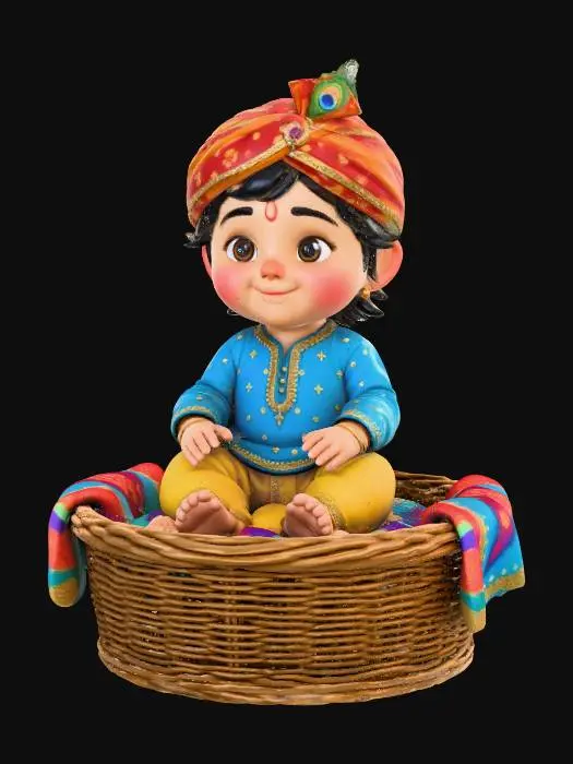 3D model for Young Traditional Joy