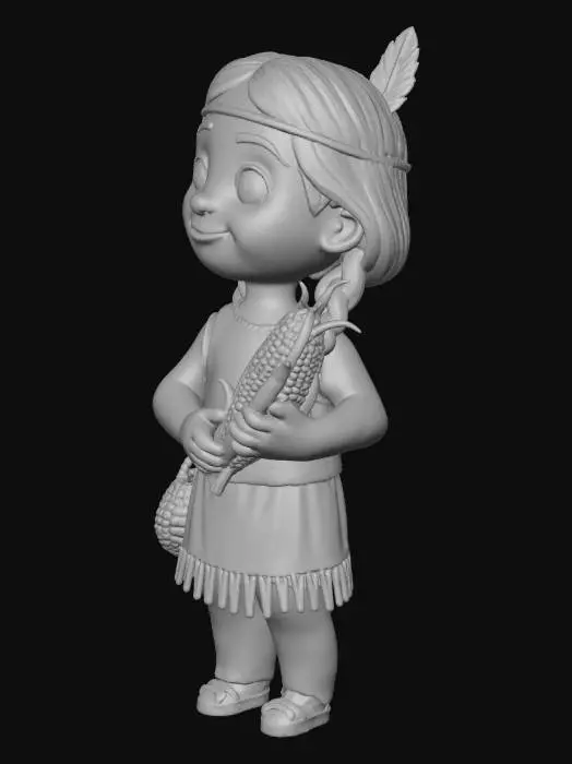 3D model for Corn Keeper, #Thanksgiving#