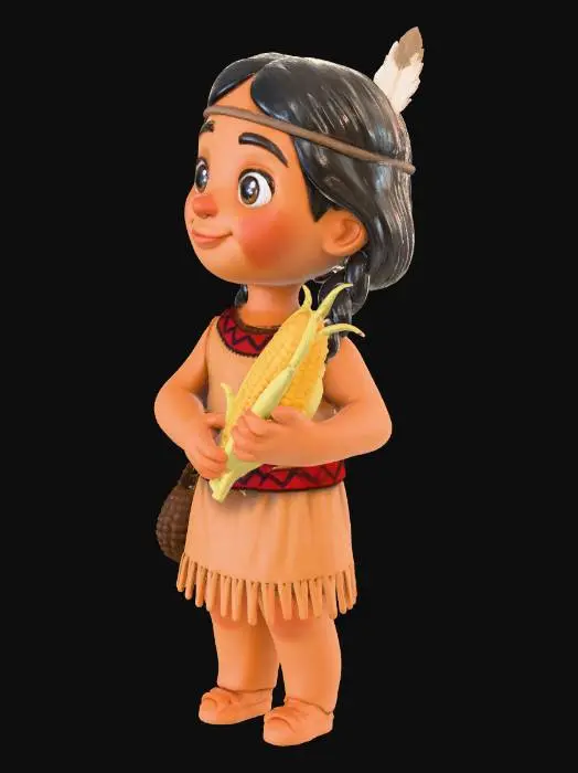 3D model for Corn Keeper, #Thanksgiving#