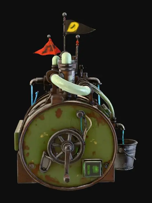 3D model for Steampunk Water Purifier