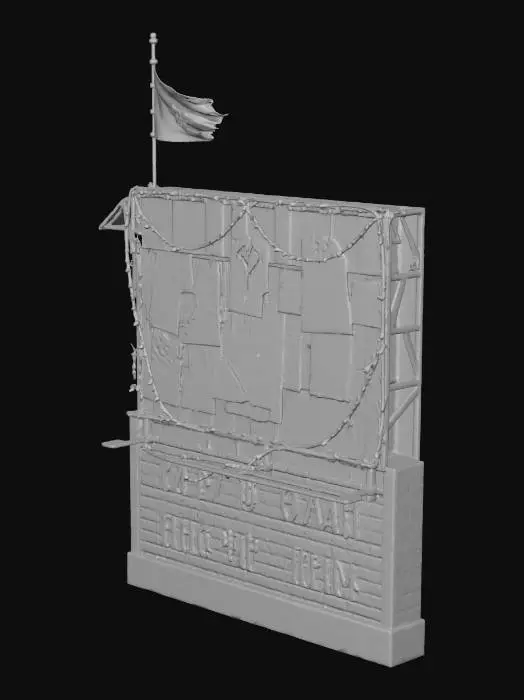 3D model for Revolutionary Billboard