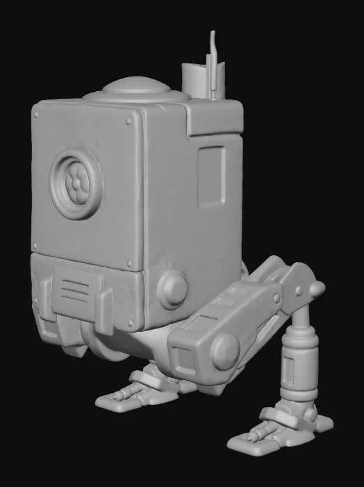 3D model for Retro Bot