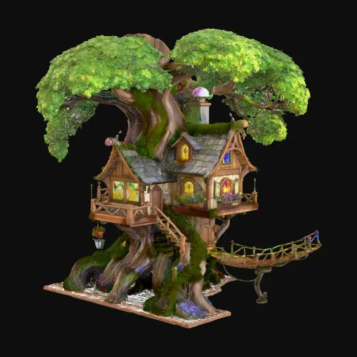3D model for Enchanted Treehouse