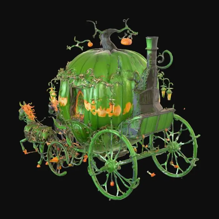 3D model for Haunted Pumpkin Ride, #Halloween2025#