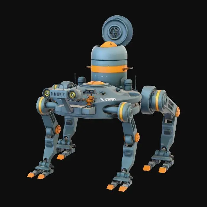 3D model for Spiderbot Rover