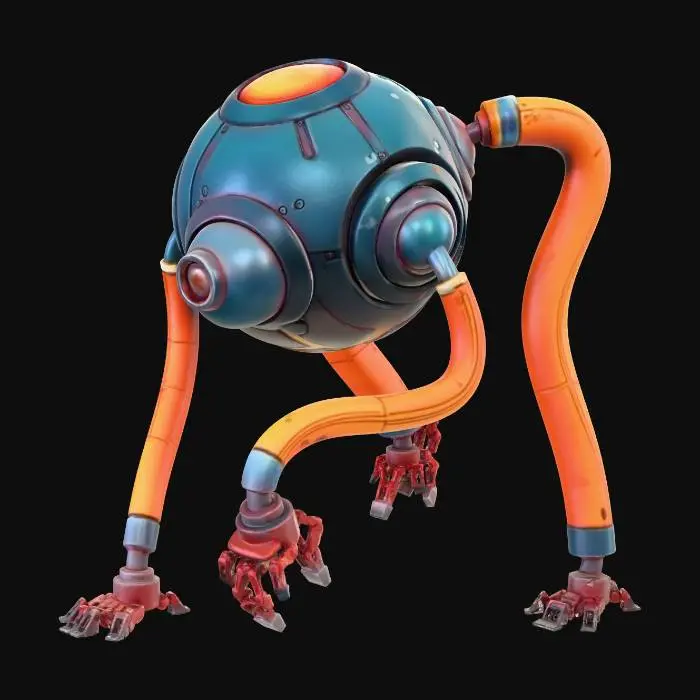 3D model for Orb Walker Bot