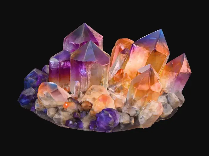 3D model for Crystalline Glow crystal