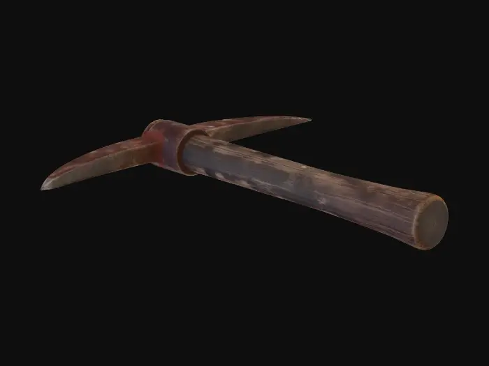 3D model for Rustic Pickaxe