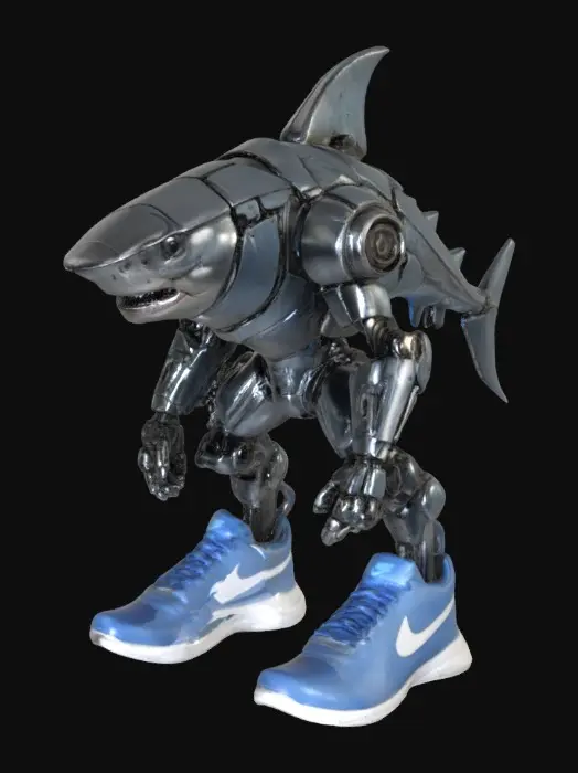 3D model for Robot tralalero tralala, #SketchTo3D#