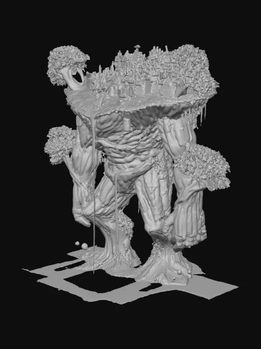 3D model for Living kingdom , #Halloween2025#