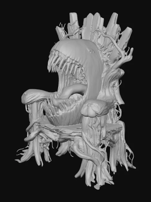 3D model for Forest Throne of the Abyss, #Halloween2025#