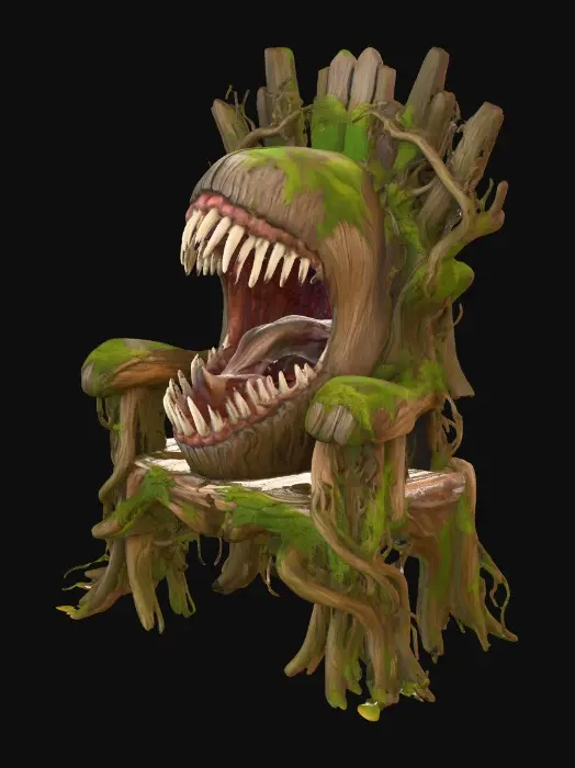 3D model for Forest Throne of the Abyss, #Halloween2025#
