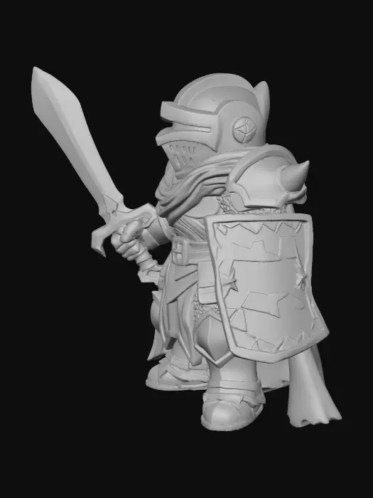 3D model for Knight Defender