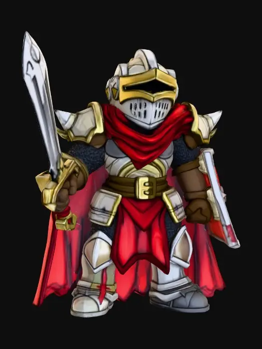 3D model for Knight Defender
