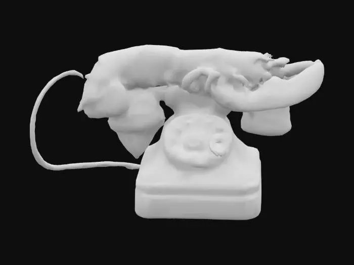 3D model for lobster telephone