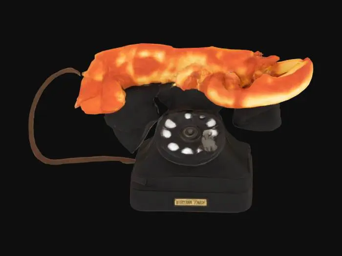 3D model for lobster telephone