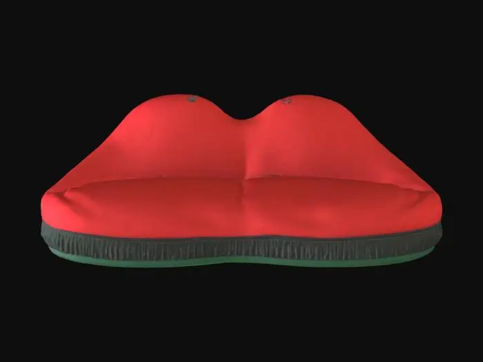 3D model for Lip Sofa