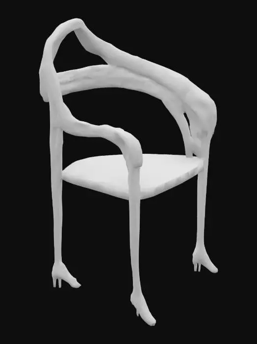 3D model for Dali Leda Armchair