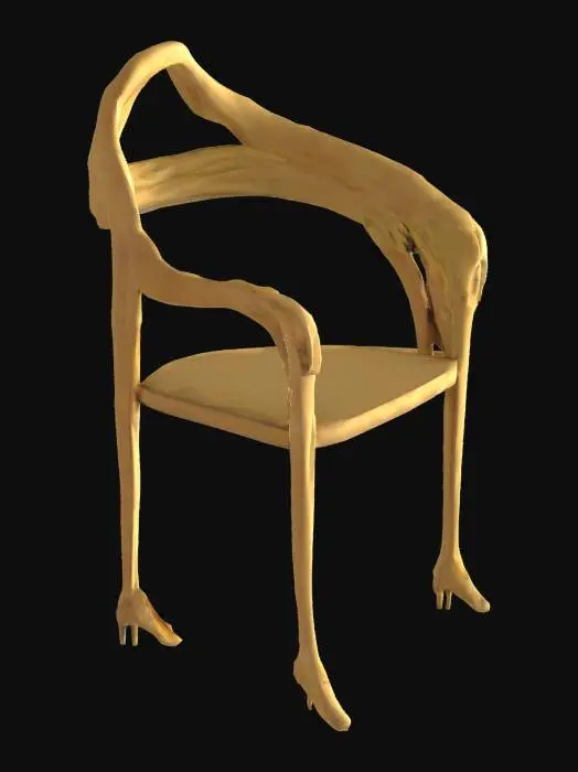 3D model for Dali Leda Armchair