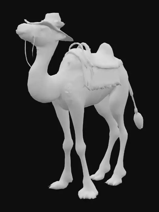3D model for Realistic character of Clyde the Camel from the Ray Stevens song.