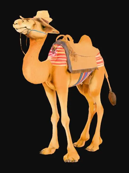 3D model for Realistic character of Clyde the Camel from the Ray Stevens song.