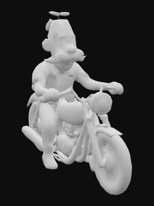 3D model for Motorcycle Adventure