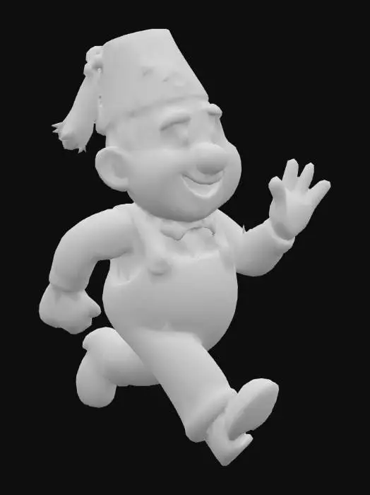 3D model for Fez-Wearing Explorer