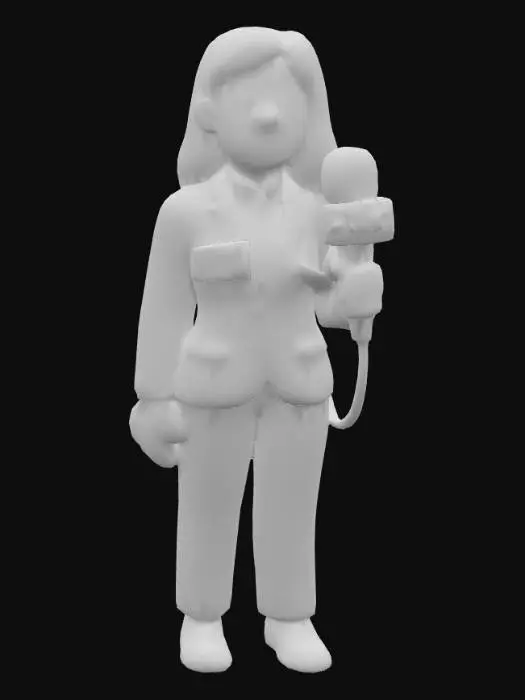3D model for Journalist in Action