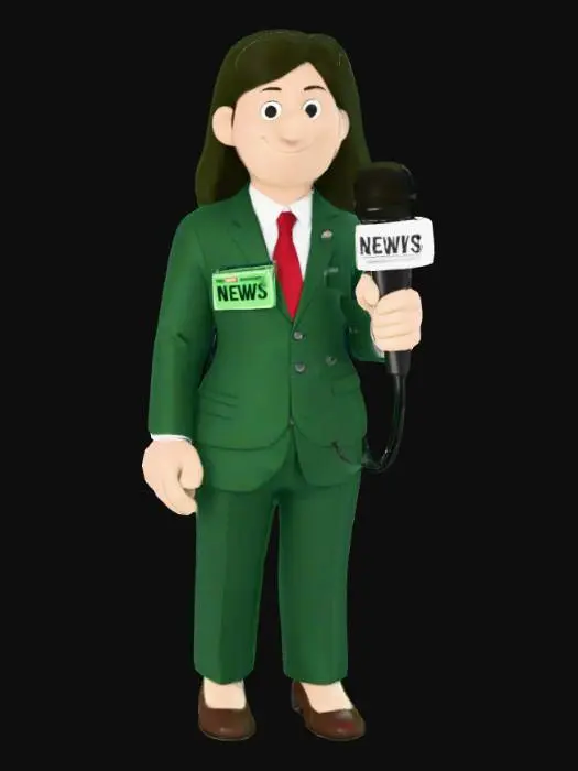 3D model for Journalist in Action