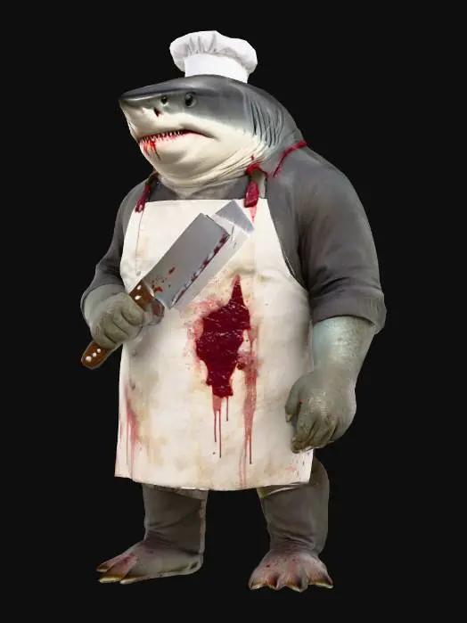 3D model for Shark butcher
