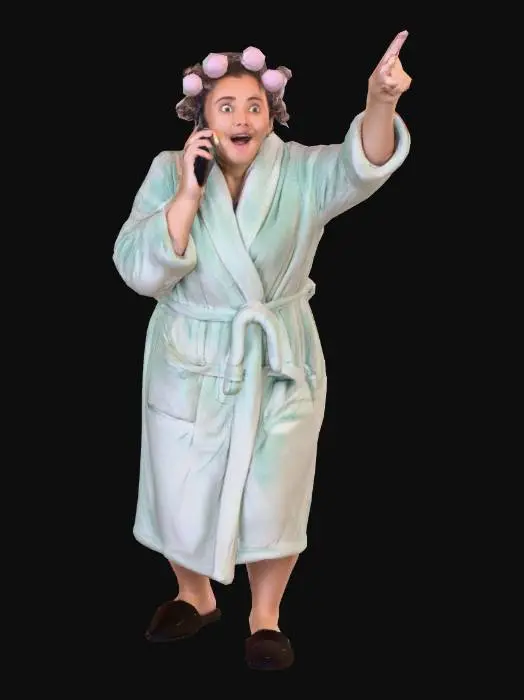 3D model for Woman in chaos