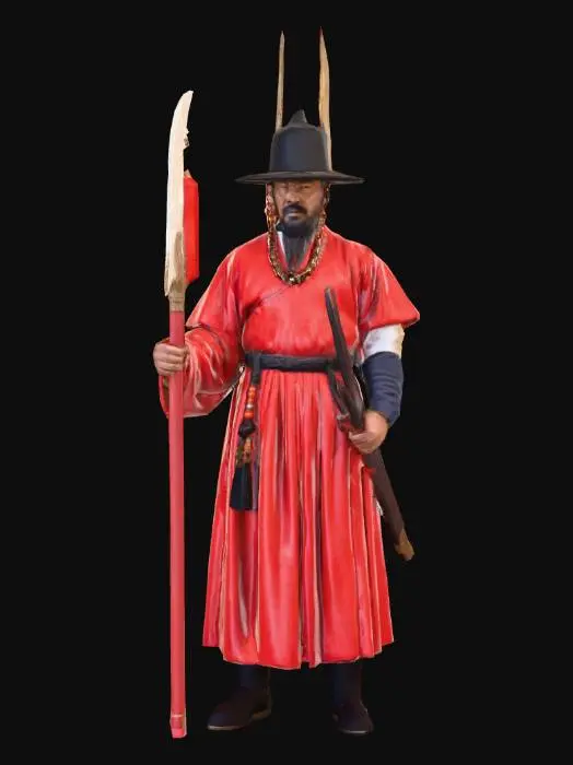 3D model for Korean Royal Guard