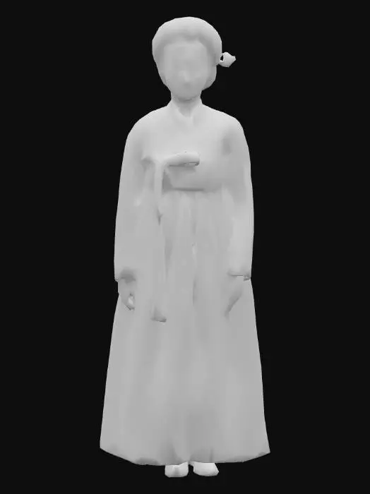 3D model for Hanbok Elegance